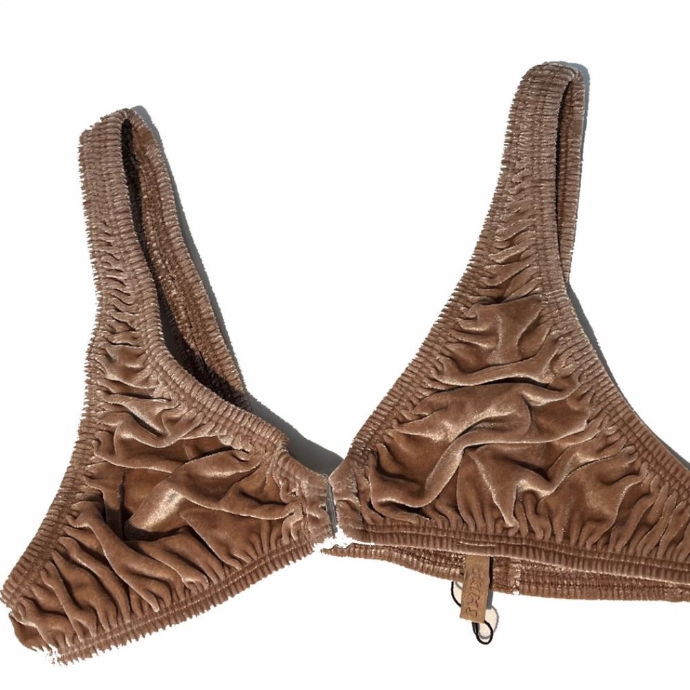 SKIMS Sienna Velvet Bra Size Small